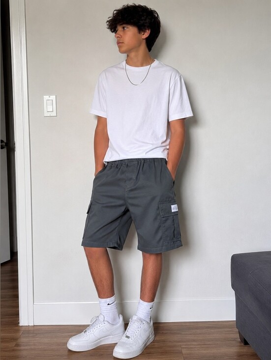 Other - 3-Piece Youth Cargo Shorts Set – Size 15–16Y – New